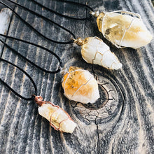 Load image into Gallery viewer, Raw Citrine Pendant