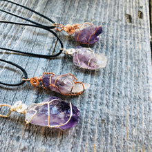Load image into Gallery viewer, Raw Amethyst Pendant