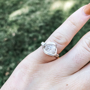 White Topaz Ring