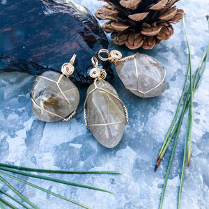 Rutilated Quartz Pendant